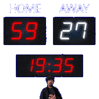 27 Away Sticker
