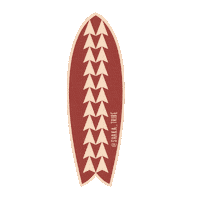 shakatribe red ocean surf hawaii Sticker
