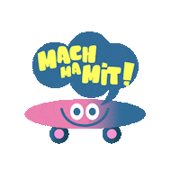 machmamit fun kickflip freizeit flinta Sticker
