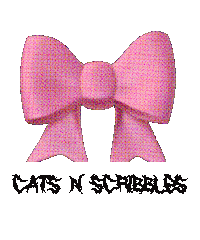 Pink Glitch Sticker by Cats n Scribbles