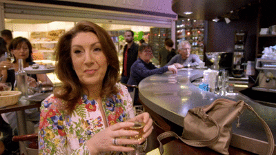 Channel5UK giphyupload shocked drinking champagne GIF