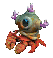 3D Crab Sticker by Melsoft