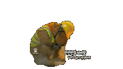 Tired Capybara Sticker