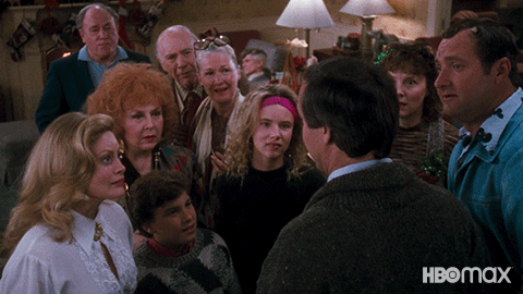 Surprised National Lampoons Christmas Vacation GIF by Max