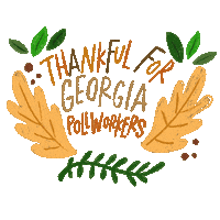 Jon Ossoff Thanksgiving Sticker by Creative Courage
