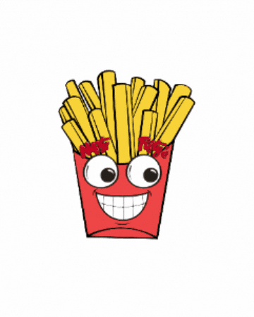Fries GIF by niftyfiftys