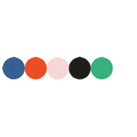 marsavril guirlande multicolore Sticker