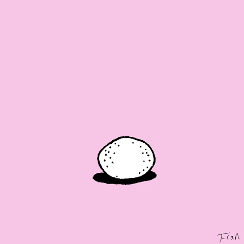 onefranshow food pink white black GIF