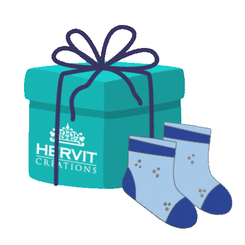 Hervit_Creations baby gift boys son Sticker