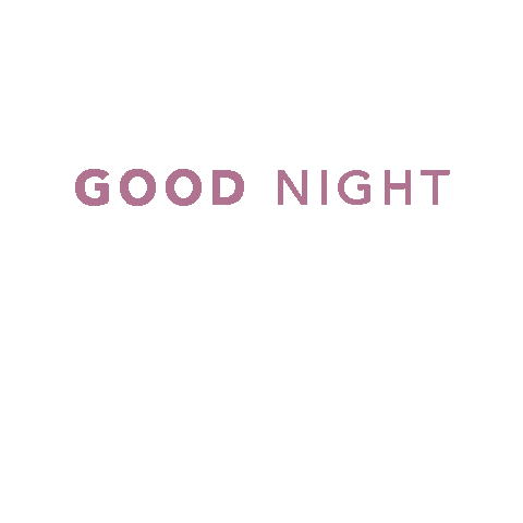 good night pink Sticker by Vondel Hotels