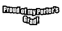 Proud Of My Porters Grad Sticker by Miss Porter's School
