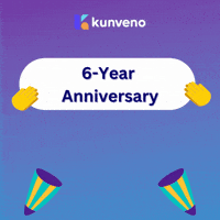 Six Years Congratulations GIF by Kunveno