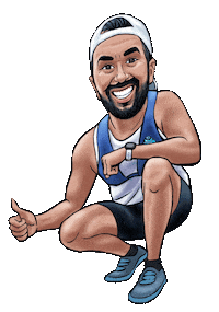 Pick Me Up Runner Sticker by eBibs