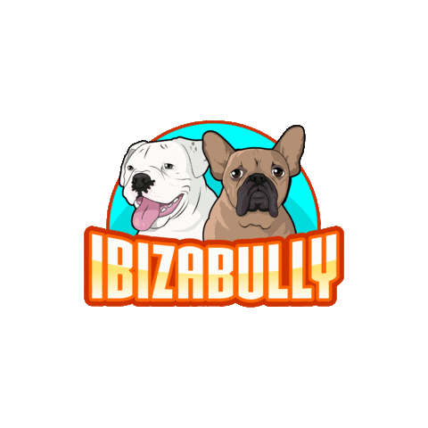 ibizabully giphyupload ibizabully frenchie fransebulldog mopshond mops pug pitbull Sticker