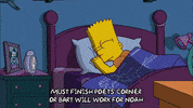 Tired Episode 18 GIF by The Simpsons