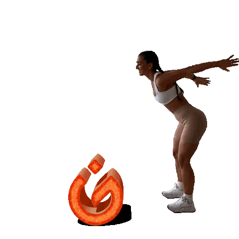 we_glow_app giphyupload fitness workout exercise Sticker