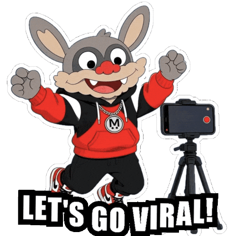 Scrolling Social Media Sticker