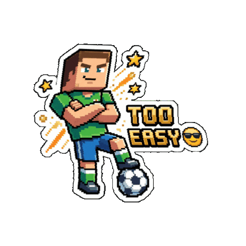 Too Easy Football Sticker