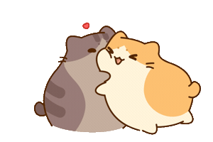 Love You Hug Sticker by Bichi Mao