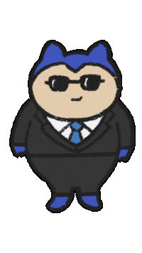 Meganeneko Sticker
