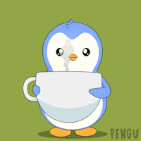 Good Morning Coffee GIF by Pudgy Penguins