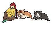 Cat Tails Sticker