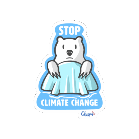 Warming Climate Change Sticker by Chispa App