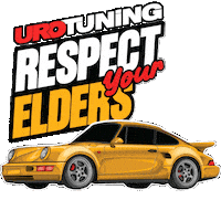 Porsche Respect Your Elders Sticker by UroTuning
