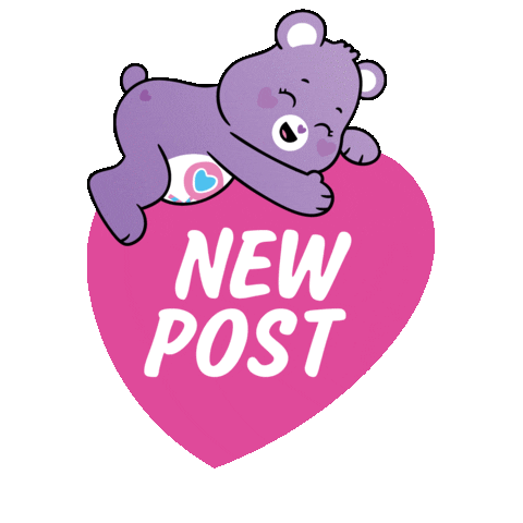 New Post Sticker by Care Bear Stare!