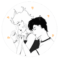 In Love Hug Sticker