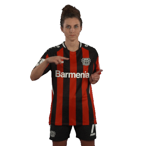 Pointing Click Sticker by Bayer 04 Leverkusen