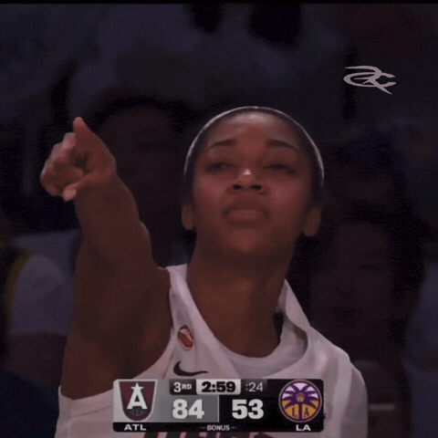 Pointing Wnba GIF by Respective