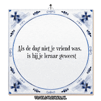 Wijsheid Dag Sticker by Tegelspreuken.nl