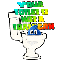 texas toilet Sticker by Fort Worth Water