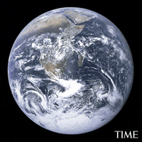 blue marble space GIF by TIME