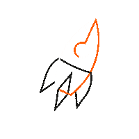 StudioGOOD space rocket skyrocket studiogood Sticker