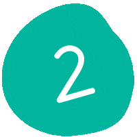 Circle Number Sticker by Peexeo