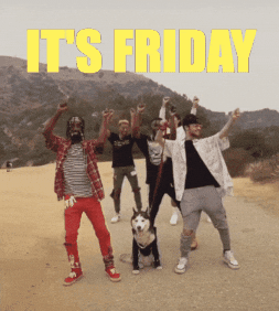 swagrman giphygifmaker its friday swaggy wolfdog GIF
