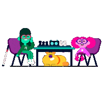 Maddie And Triggs Sticker by Turnip and Duck