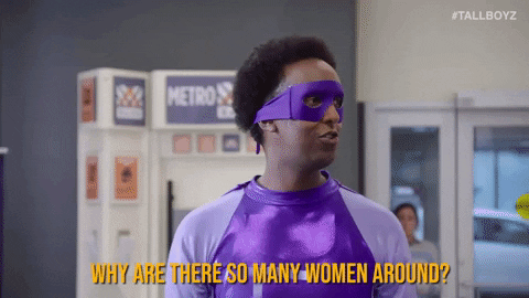 TallBoyz giphyupload feminism superhero sketch comedy GIF