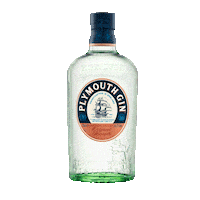 PlymouthGinGlobal drink alcohol bottle england Sticker