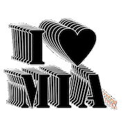 Mia Miamiflorida Sticker by Jacked Fashion