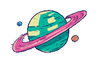 eu vou planet Sticker