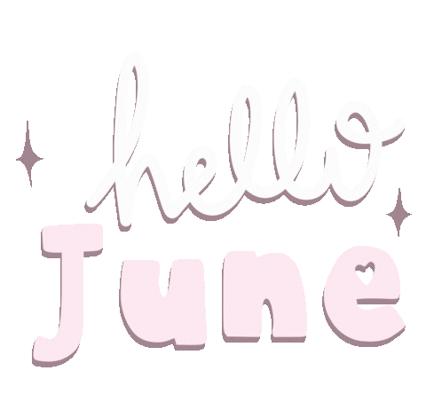 Hello June Sticker by MistyRoseGal