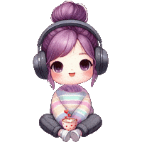 Coffee-Break Heart Sticker