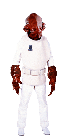 Star Wars Fish Sticker by MANGOTEETH