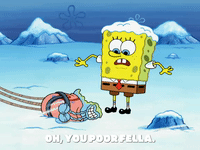 season 8 frozen face-off GIF by SpongeBob SquarePants