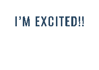 Excited Sticker by HANNAHMACG