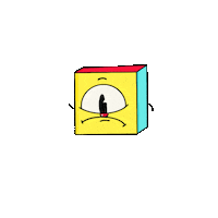 Samurtt yes no move cube Sticker