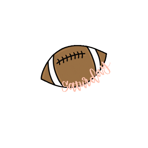 Megryandesigns giphyupload football college college football Sticker